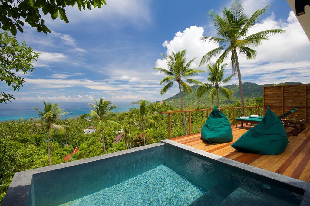 Overthemoon Luxury Pool Villas Ko Tao Oda fotoğraf