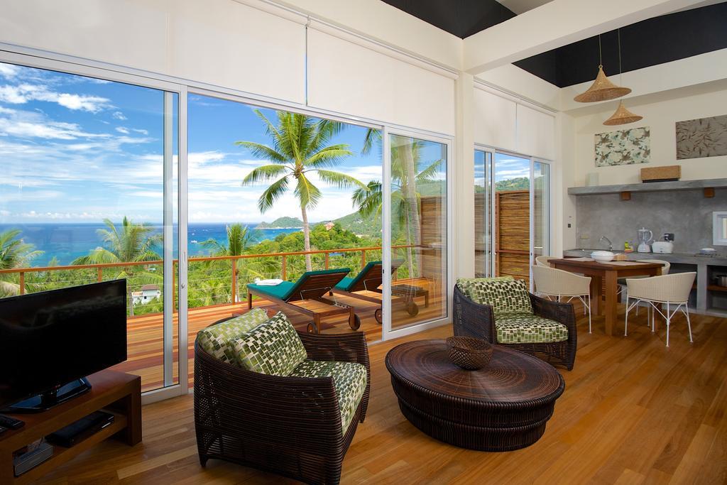 Overthemoon Luxury Pool Villas Ko Tao Oda fotoğraf